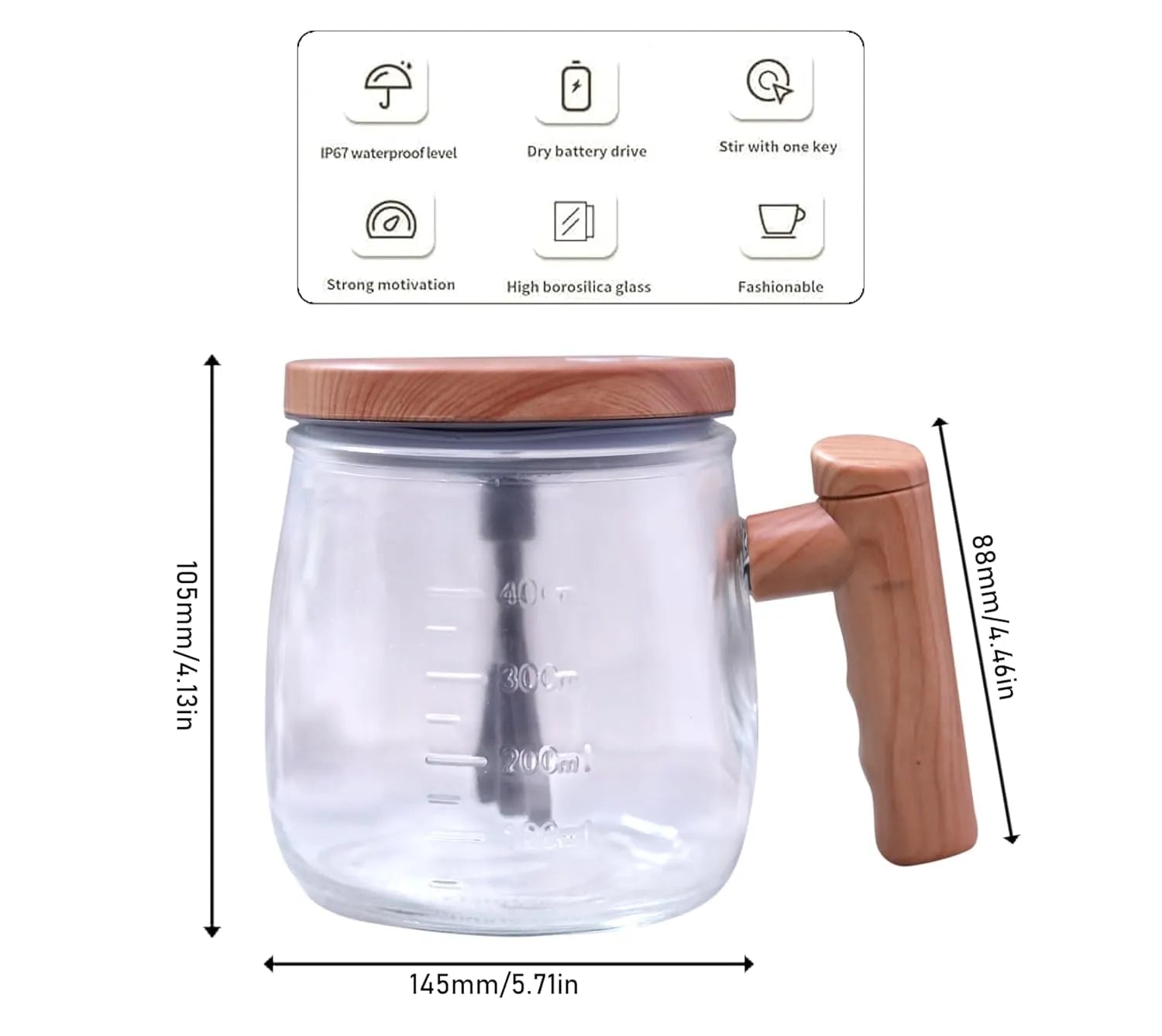 Self Stirring Coffee Mug